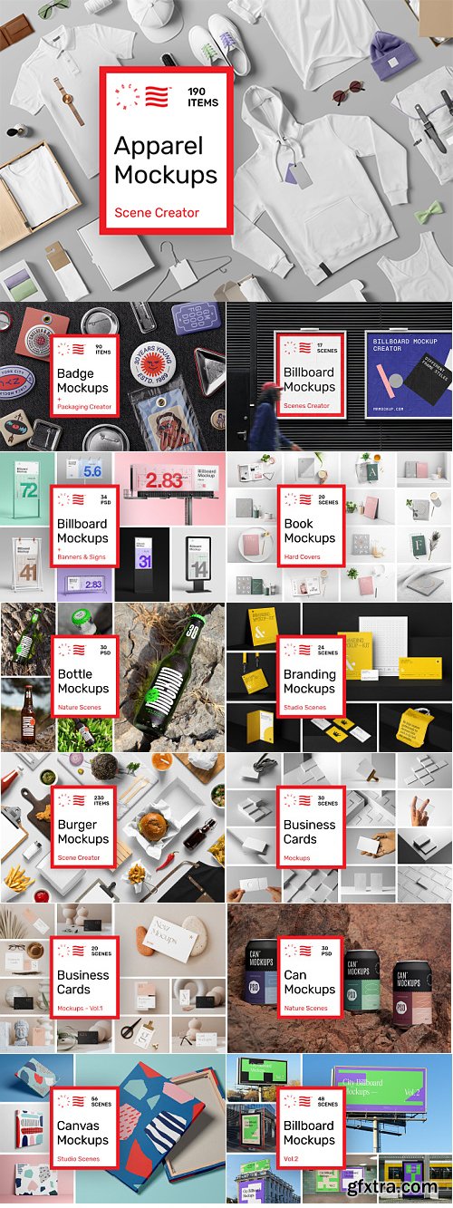 MRMockup - Mockup Bundle - All In One MRMockup - Mockup Bundle - All In One